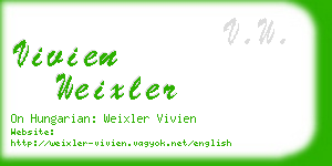 vivien weixler business card